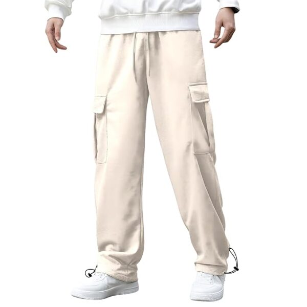 NOBERO Men's Oversized Cargo Utility Joggers
